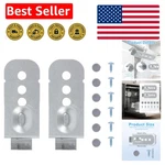 2-PACK Stainless Steel Dishwasher Installation Bracket Set For Samsung Models. Fixed Price $9.99.