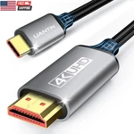 Usb To Hdmi Cable 6FT 4K High-speed 3.1 Type-c Cord Thunderbolt. Fixed Price $13.50.