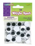Pacon Creativity Street Peel & Stick Wiggle Eyes, 15MM, 50 Pack (PAC3443-02). Fixed Price $9.99.