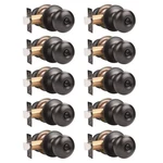 Gobekor 10 Pack Interior Privacy Door Knobs Oil Rubbed Bronze Keyless Locking. Fixed Price $103.85.
