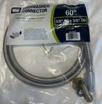And K 496-202EF 3/8" X 60" Braided Stainless Steel Dishwasher Supply Line New. Fixed Price $19.00.