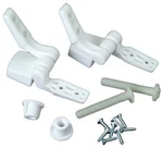 Master Plumber: 479-568: White Toilet Seat Hinge Replacement. Fixed Price $13.99.