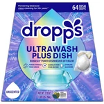 Dishwasher Detergent Pods 64 Triple Action Free Clear Dropps Ultrawash Plus. Fixed Price $59.99.