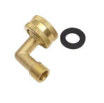 Lot Of Mainline MLHES612 Dishwasher Elbow 3/8 Od Comp X 3/4 Garden Hose. Fixed Price $23.42.