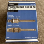 Everbilt Shower Faucet Rebuild Kit For Sayco Stems Included Chrome 1007-102-980. Fixed Price $25.00.