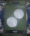 National White Decorative Closet Rod End Caps S822-090. Fixed Price $11.59.