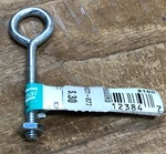 New National Eyebolt 3/16 In. X 2-1/2 Steel Zinc Plated 40 Lb. N221-077.. Fixed Price $9.95.