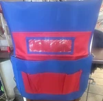 Carson Dellosa Chairback Buddy Pocket Chart, Blue/red. Fixed Price $105.00.