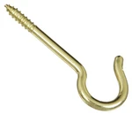 National Hardware N192-286 Solid Brass V2041 Series #8 Ceiling Hook 2-9/16 In.. Fixed Price $8.54.