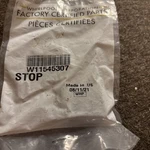 Whirlpool Original W11545307 New Genuine Oem Kitchenaid Track Stopper W11084874. Fixed Price $30.00.