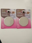 2 Prime-line Door Knob & Wall Shields U-9185 Ivory Textured 3 1/4 Diameter Nip. Fixed Price $12.99.