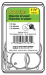 New Hy-ko KC144 25 Pack 1/4 Inch White Paper Id Tags With Key Rings 4493805. Fixed Price $5.79.
