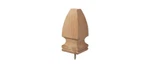 Ufp Retail, Llc 106515 Post Top, 6-3/4 H, French Gothic, Pine, White. Fixed Price $8.85.