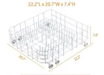 Upgraded WD28X31819 Dishwasher Lower Rack Replacement For Ge & Hotpoint Wheels. Fixed Price $75.00.