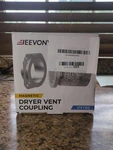 Jeevony Dryer Vent Coupling DV180 Quick Connect Flame Retardant Silver. Fixed Price $40.00.