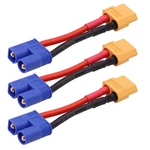 Treehobby 3PCS EC3 Plug Female XT60 Connector Adapter Cable Comp.... Fixed Price $14.15.