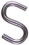 National Hardware N121-715 Silver Steel 125 Lbs. Capacity Open S-hook Pack. Fixed Price $8.52.