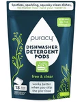 Puracy Dishwasher Pods, Natural Detergent, Free & Clear Tabs -. Fixed Price $16.87.