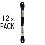 12X Dmc Embroidery Thread Mouline Special 117MC -939, 6 Stranded, 8M. Fixed Price $23.52.