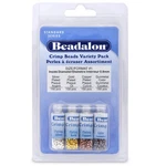 Beadalon Crimp Beads Variety Pack Size 1 600/PKG-SILVER-, Gold-, Copper- & Black. Fixed Price $14.96.