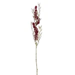 Vickerman FNT222338 In. Frosted Glitter Pepper Berry Spray, Red - 4 Bag. Fixed Price $13.31.