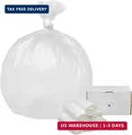 Top Knot Bags Gallon Garbage Trash 33X40" Clear 150 Count Can Liner Bulk. Fixed Price $90.98.