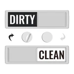 Kitchentour Dishwasher Magnet Clean Dirty Sign, Black&white,. Fixed Price $17.99.