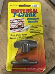 Universal T Crank Window Handle H-3892 / Unopened Package. Fixed Price $8.50.