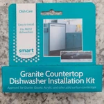 Smart Choice Solid Granite Countertop Dishwasher Installation Mounting Kit. Fixed Price $9.99.