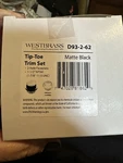 Westbrass D93-2-62 1-1/2" Tip-toe Bathtub Drain Plug Trim Set Two-hole Overflow. Fixed Price $19.00.