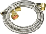 Plumb Pak PP23833 3/8-COMP 3/8-MIP 60-IN Elbow Stainless Steel Dishwasher Hose. Fixed Price $15.99.