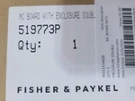 Brand New Ge WD21X34838 / Fisher Paykel 519773P Dishdrawer Control Board. Fixed Price $75.00.