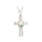 Biddy Murphy Claddagh Celtic Cross Necklace For Women, 925 Sterling Silver, T.... Fixed Price $177.52.