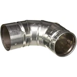 Selkirk 243231 Type Vent Stove Pipe Elbow, Galvanized, 3". Fixed Price $72.39.