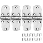 Stainless Steel Boat Hatch Hinges 4X1.5 Inch Pack Heavy Duty 316 Marine. Fixed Price $39.88.