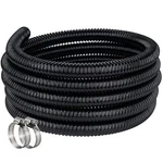 Zy-hosetube Pond Id 1 25FT Black Corrugated Flexible Reinforced Pvc. Fixed Price $39.75.