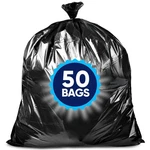 Veska 55 Gallon Trash Bags, (value Pack 50 W/ties) Large G.... Fixed Price $35.47.