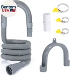 Universal Washing Machine Drain Hose Extension, Flexible & Dishwasher. Fixed Price $17.41.