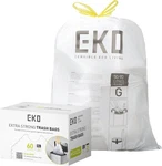 Eko 21 Gallon / 50-90 Liter, 60 Count Drawstring (pack Of 1), White. Fixed Price $26.39.