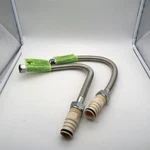 Pack Of 2 Falcon Flexible Water Connectors 18" H-3405 1"FIP 3/4"FIP Nuts. Fixed Price $17.98.