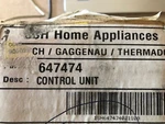 Oem Bosch Dishwasher Control Unit Part# 00647474 (open Box For Pics). Fixed Price $345.50.