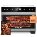 Cosori Food Dehydrator For Jerky, 176 Temperature 5 Trays, Bright-silver. Fixed Price $180.66.