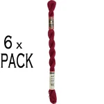 6X Dmc Pearl Cotton Size 5, 15M, 115AR/5-814. Fixed Price $16.84.