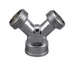 Plumb Pak PP850-1 Chrome Cast Metal Y Connector 3/4 Female X Dia. In.. Fixed Price $12.05.