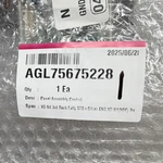 Lg AGL75675228 Panel Assembly Control For Dishwasher, Silver. Fixed Price $218.48.