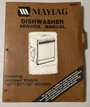 1984 Maytag Dishwasher Service Manual Jetclean Models 01 02-WU1000 No 56285. Fixed Price $16.95.