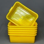 Vollrath (6 Pk) Traex Color-mate Yellow Bus Tub / Food Storage Box 1527-C08. Fixed Price $32.48.