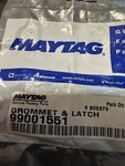 Maytag 99001551 New Genuine Oem Whirlpool Dishwasher Grommet & Latch Kit. Fixed Price $7.00.