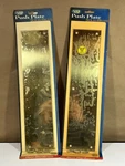 (lot Of 2) Ives Schlage Solid Brass Push Plate Door Harware 3-1/2" X 15" C8200B3. Fixed Price $49.95.