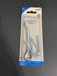 National Hardware Zinc-plated Steel 5" Gate Door Hook W/ Staples V2102 Nos. Fixed Price $8.00.